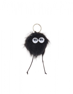 Claire's Black Fluffy Critter Key Ring 7740