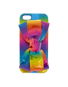 Claire's Holographic Rainbow Bow Phone Case 27120