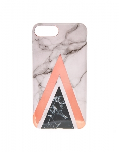 Claire's Geometric Marbled Phone Case 93699