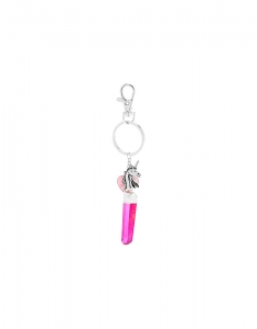 Claire's Unicorn Power Healing Crystal Keyring 78056