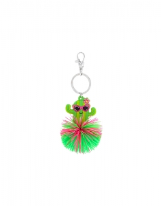 Claire's Chloe the Cactus Silicone Pom Keyring 74795