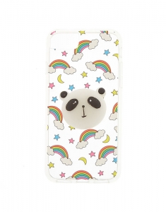 Claire's Panda Rainbow Squishy Phone Case 58272