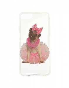 Claire's Pretty in Pink Pug Phone Case 98423