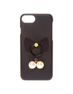 Claire's Faux Pearl Ring Stand Phone Case 13205