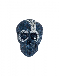 Claire's Glitter Skull Decoration - Black 84356