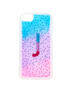 Claire's Ombre Star Initial Phone Case - J 64940