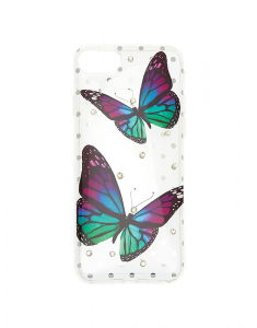Claire's Butterfly Polka Dot Phone Case 23734