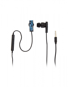 Claire's Midnight Cake Glitter Earbuds with Mic 1623
