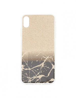Claire's Gold Cracked Marble Phone Case 11581