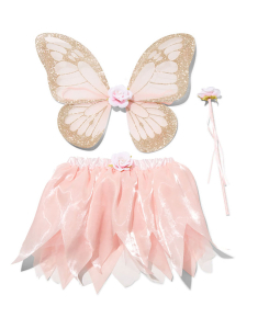 Claire’s Club Rose Gold Butterfly Rose Dress Up Set 39477