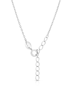 colier argint 925 cu cercuri si perla PSG0143-RH-W