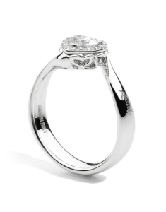 inel de logodna Recarlo Anniversary aur 18 kt inima cu diamante R67SC002-023-13-W