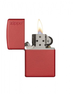 Bricheta Zippo Classic Red Matte Logo 233ZL