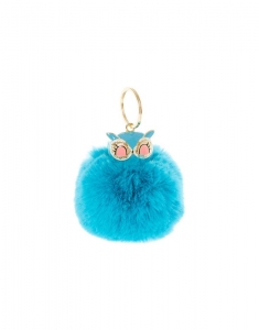 Claire's Furry Owl Key Ring 76389