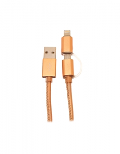 Claire's Rose Gold Dual USB Phone Charger 86754