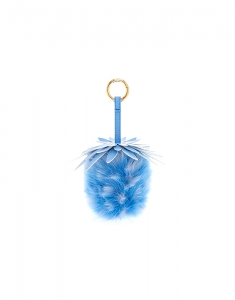 Claire's Baby Blue Plush Pineapple Keychain 9309