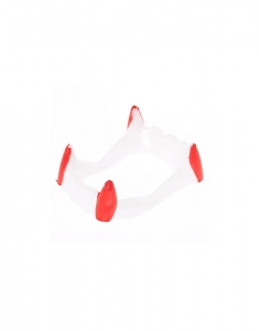 Claire's Blood Drip Fangs - White 36532
