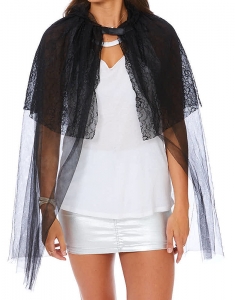 Claire's Lace Hooded Cape 3532