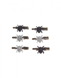 Claire's Glitter Spider Hair Clips 98170