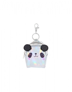 Claire's Holographic Panda Mini Backpack Keyring 33976