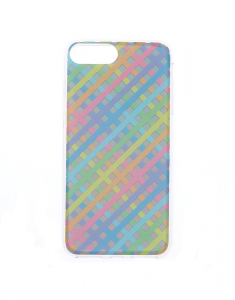 Claire's Pastel Checkered Holographic Phone Case 25491