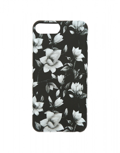Claire's Black And White Floral Phone Case 20063