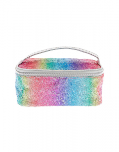 Claire's Rainbow Sequin Makeup Bag 67554