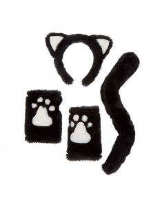 Claire's Furry Glow in the Dark Cat Costume Set 28530