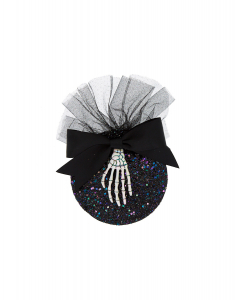 Claire`s Halloween Witch Hat Skeleton Fascinator 90621