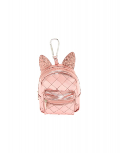 Claire`s Metallic Cat Ears Mini Backpack Keychain 30711