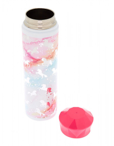 Claire`s Marble Unicorn Water Bottle 85216