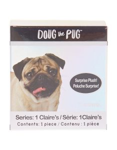 Claire`s Doug The Pug Surprise Plush Key Ring 7630