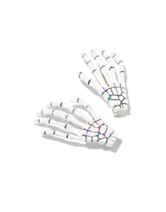 Claire`s Skeleton Hands Iridescent Hair Clips 7343