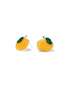 Claire`s Glitter Pumpkin Stud Earrings 10072