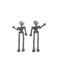Claire`s Glittery Jointed Skeleton Drop Earrings 10350