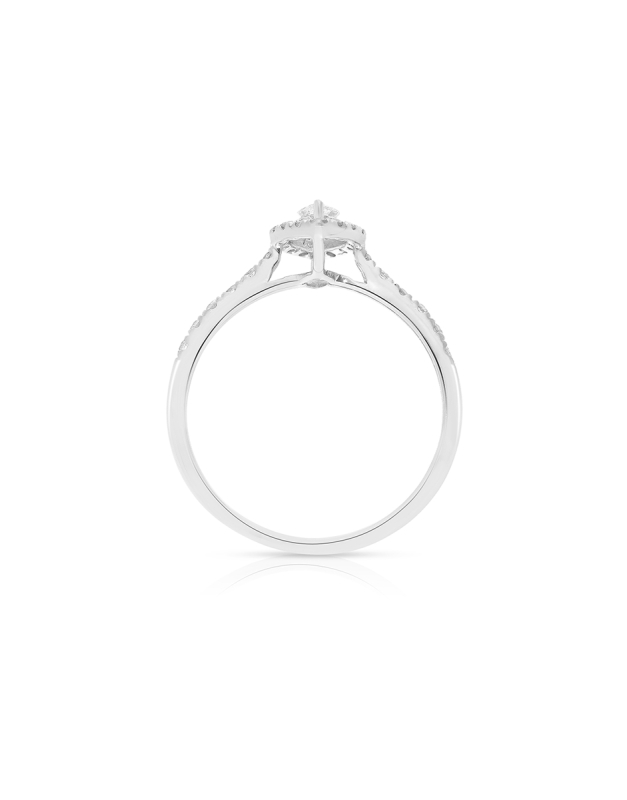 inel de logodna Bijuterie Aur Engagement R998-W