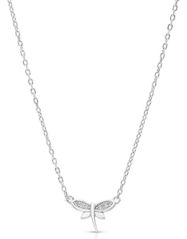 Coliere Argint 925 Libelula BGN2108001-01-RH-W