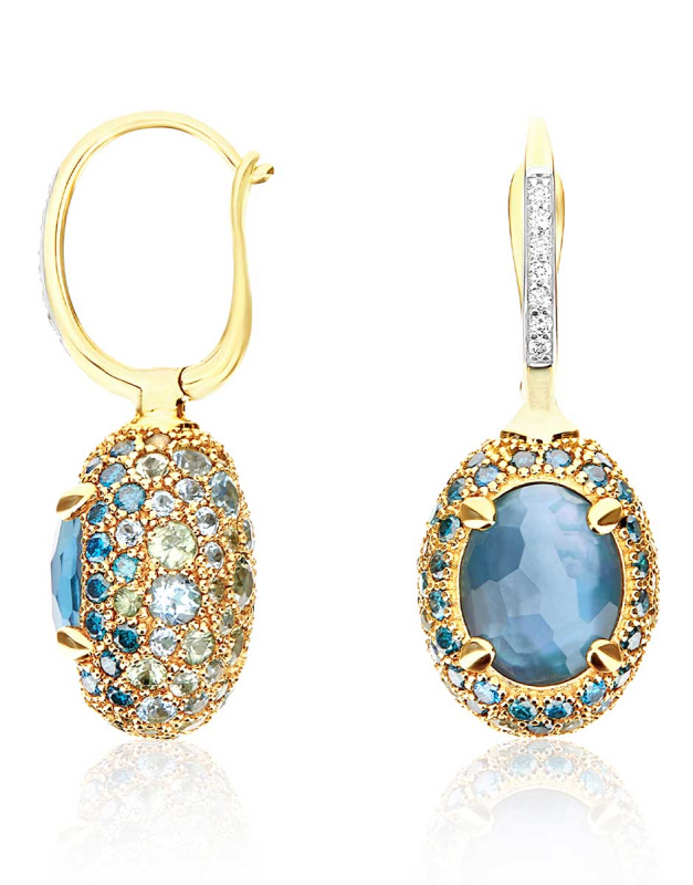 Cercei Nanis Gold Dancing in the Rain Reverse OS29-584-Y