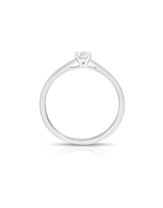 inel de logodna aur 14 kt solitaire cu diamante EU06575RR0014-W