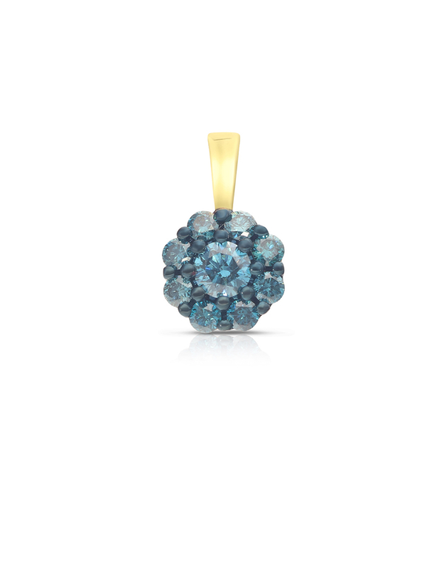 Pandantive Vida aur 18 kt cu diamante albastre FI52078S-UD8YX