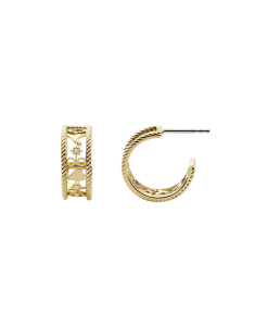 cercei Fossil Sutton Golden Icons Hoop JF04122710