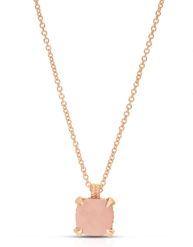 Coliere Peroni&Parise Queen aur 14 kt si calcedonie QUE-P02CALAL