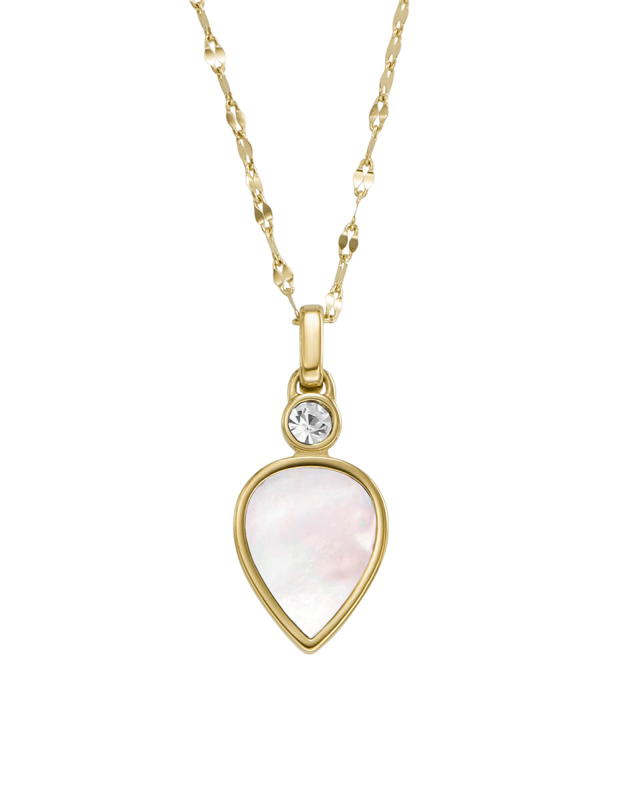 Coliere Fossil Teardrop Mother of Pearl JF04248710