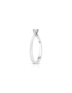 inel de logodna aur 14 kt solitaire cu diamant RG097462-15-114-W