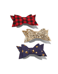 Claire`s Holiday Bow Set 