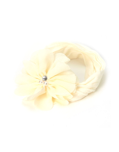 Claire`s Ivory Chiffon Flower 