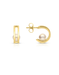 Mikimoto Basic aur 18 kt cu perle de cultura 