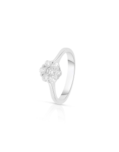 inel de logodna aur 18 kt bouquet cu diamante RG097918-03-118-W