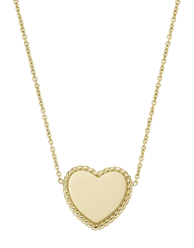 Coliere Fossil Drew Engravable Heart JF04360710