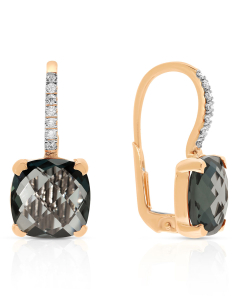 Zoccai Dama aur 18 kt cu diamante si topaze london 